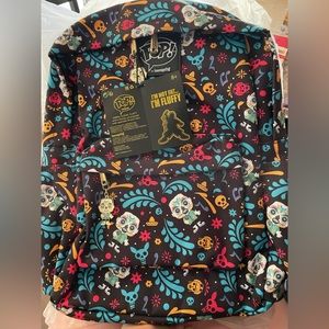 LOUNGEFLY Gabriel Iglesias “Fluffy” Backpack Dia de los Muertos